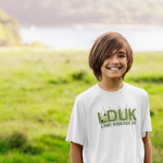 child wearing t-shirt