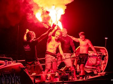 Team Seasoar complete the World's Toughest Row. Credit: World's Toughest Row